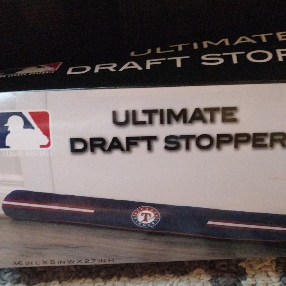 Texas Rangers Draft Stopper - Navy Blue